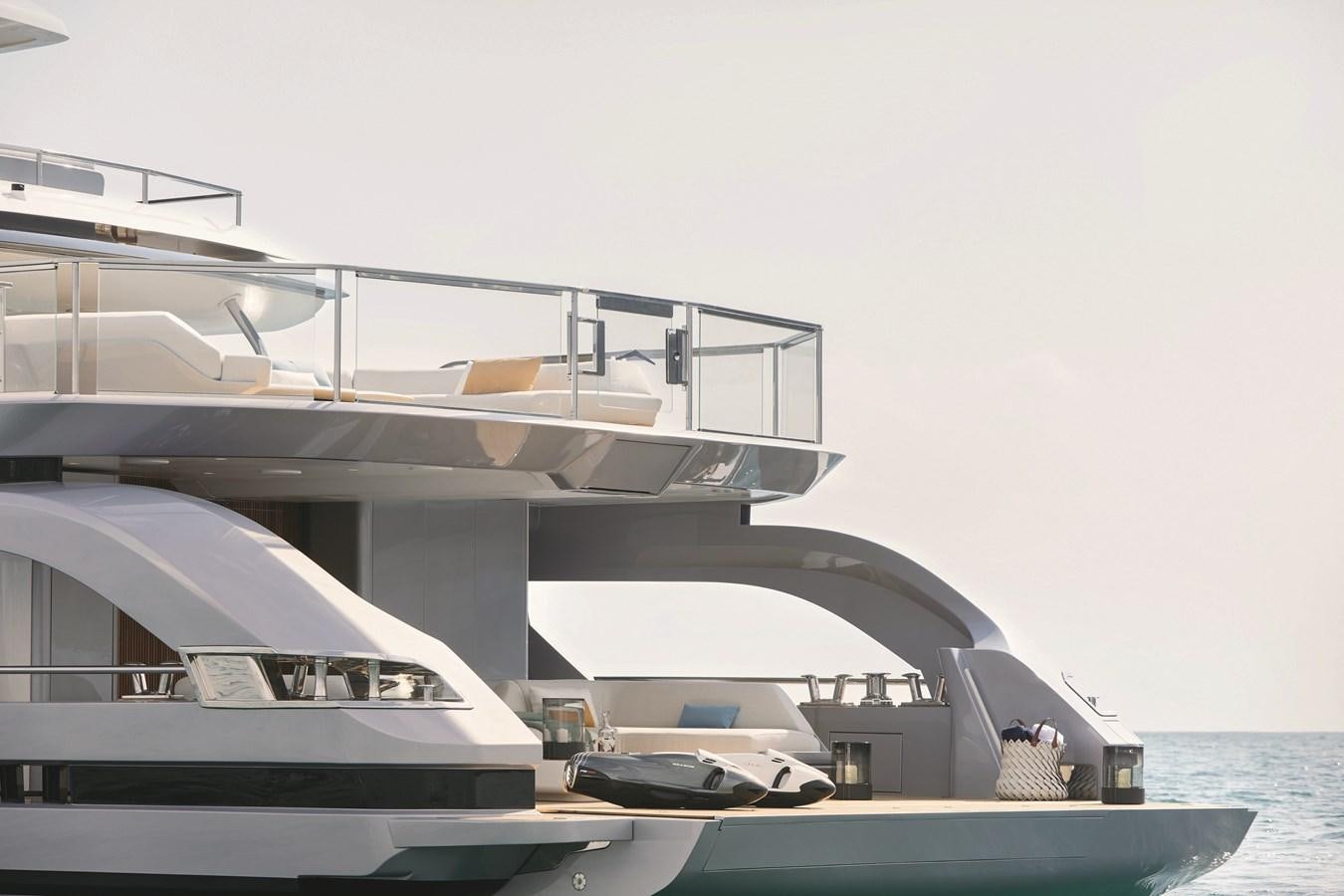 a boat on the water aboard AL GASSAR 2022 Yacht for Sale