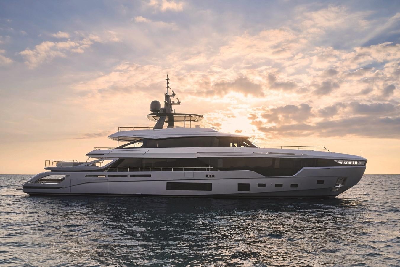 a white yacht in the water aboard AL GASSAR 2022 Yacht for Sale