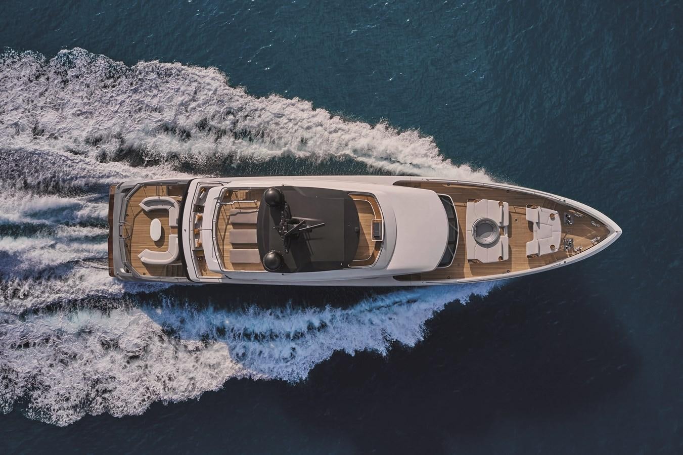 a ship in the ocean aboard AL GASSAR 2022 Yacht for Sale