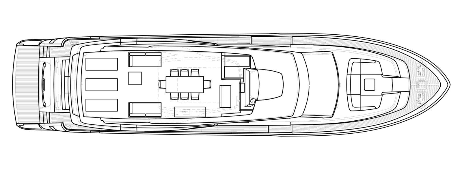 engineering drawing aboard Y2 Yacht for Sale