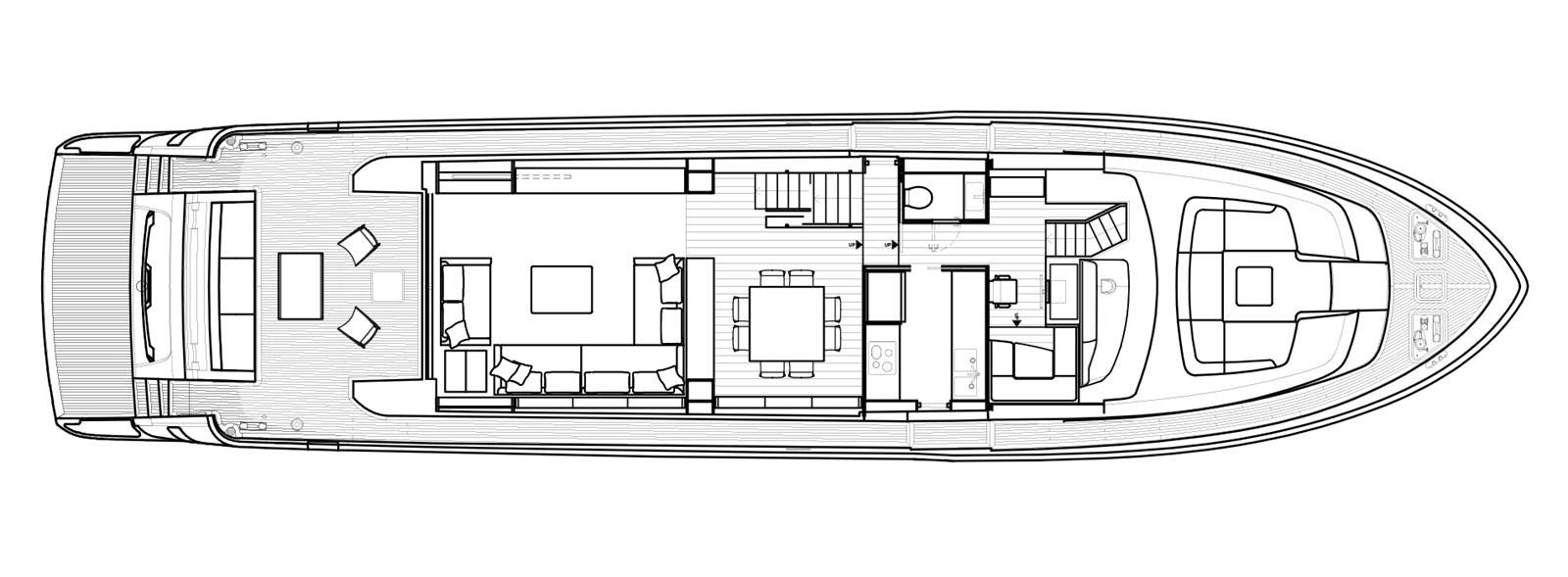 diagram, engineering drawing aboard Y2 Yacht for Sale