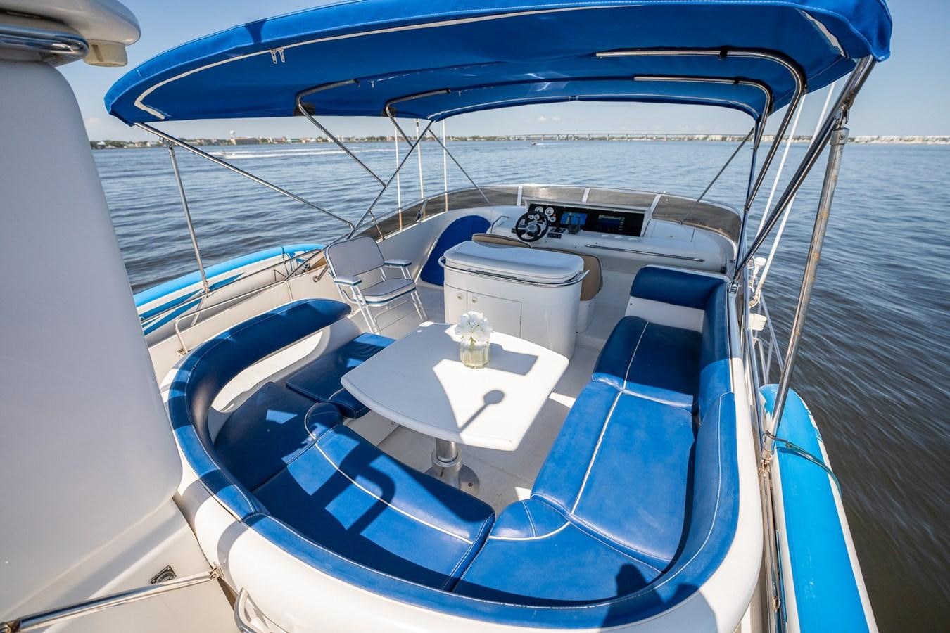 a boat with a glass top aboard ANGEL DEL MAR Yacht for Sale