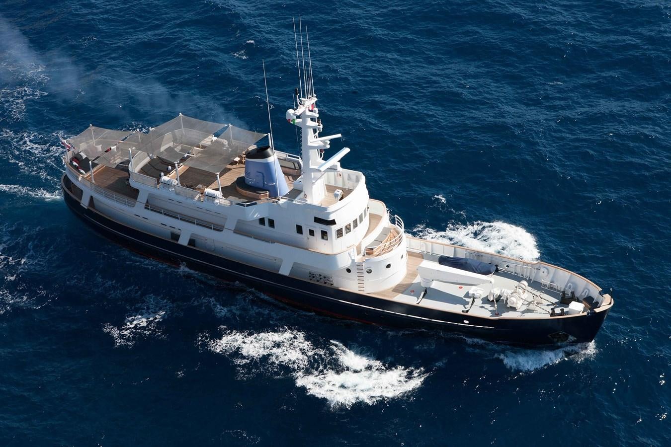 a boat on the water aboard ICE LADY Yacht for Sale