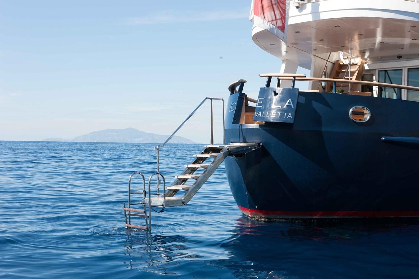 a boat in the water aboard ICE LADY Yacht for Sale