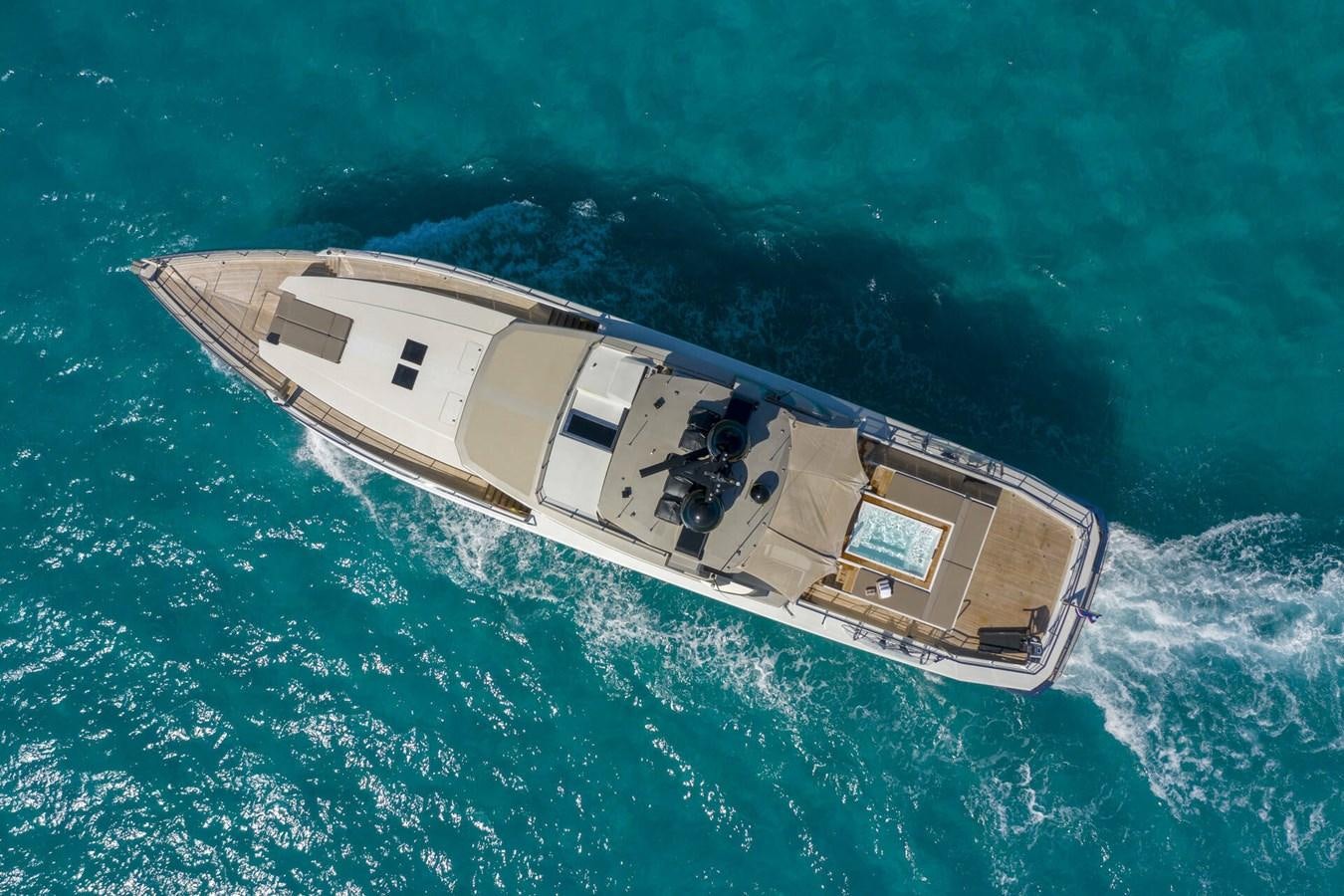 a boat in the water aboard SAFE HAVEN Yacht for Charter