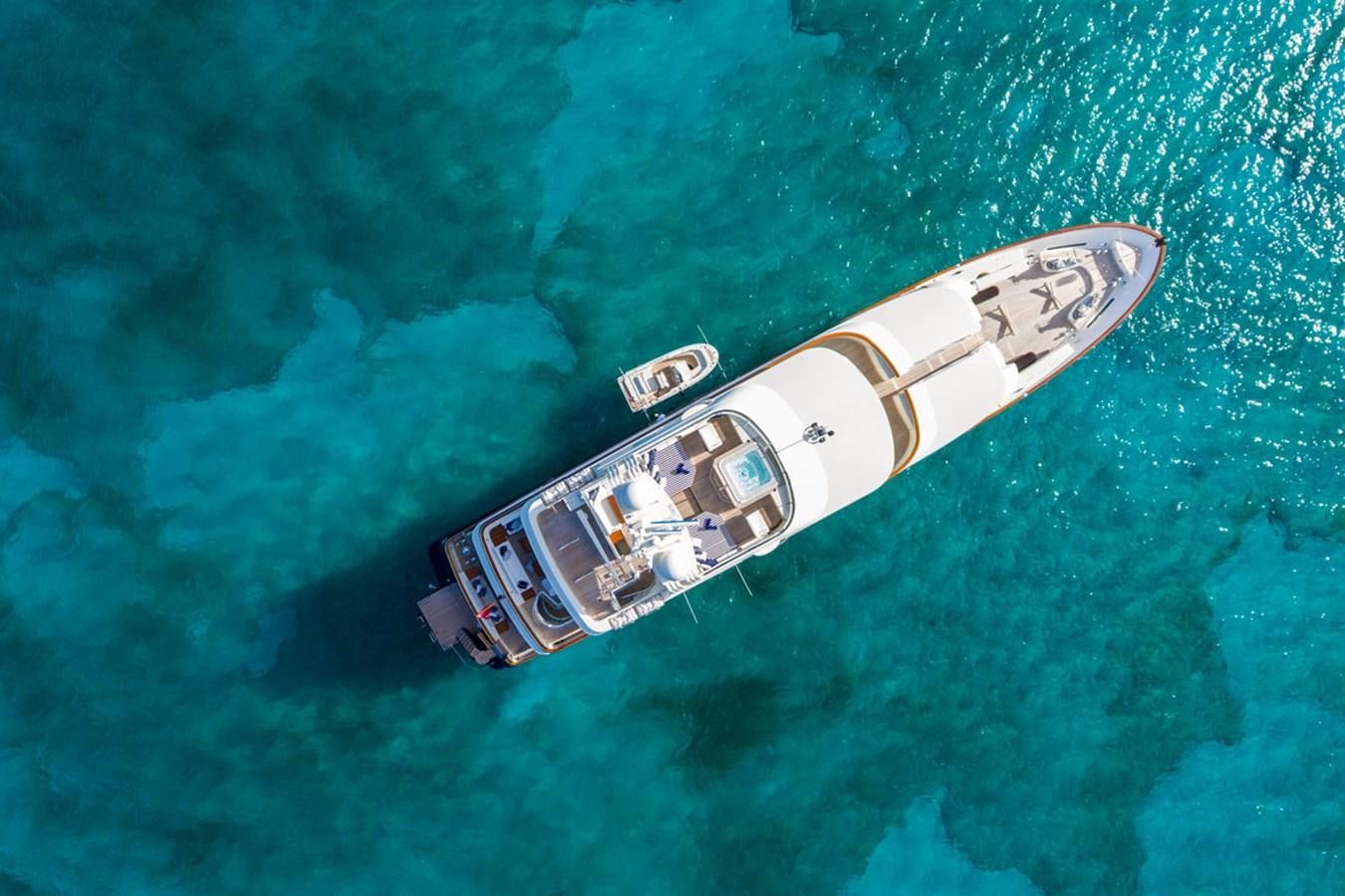 a satellite in outer space aboard FABULOUS CHARACTER Yacht for Sale