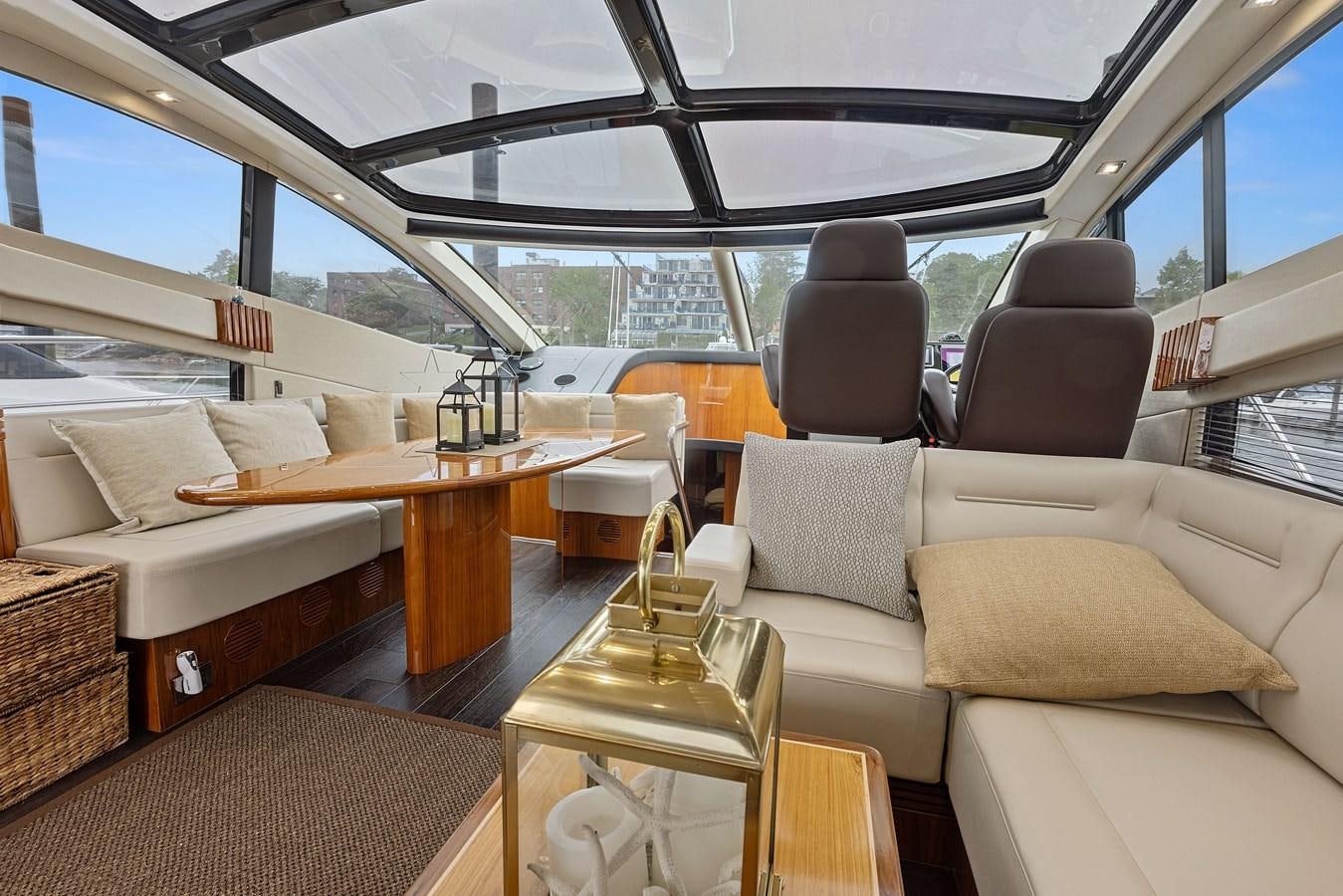 inside of a car aboard DIGGIN Yacht for Sale