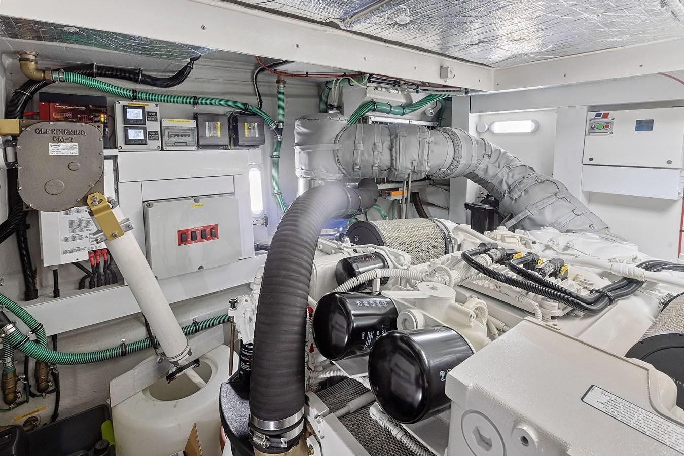 a machine with pipes aboard DIGGIN Yacht for Sale
