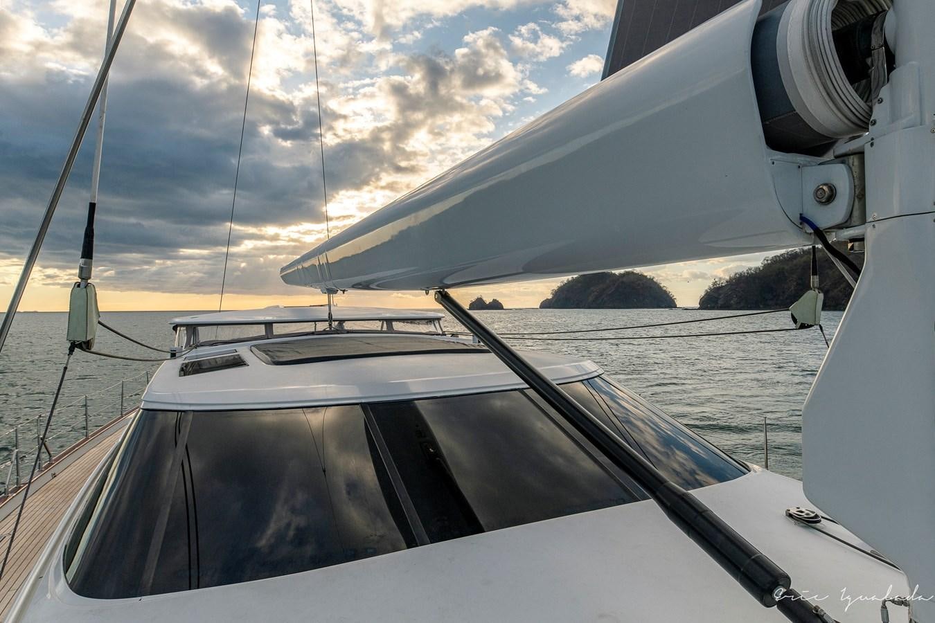 a view of the desert from the cockpit of a plane aboard MY STAR Yacht for Sale
