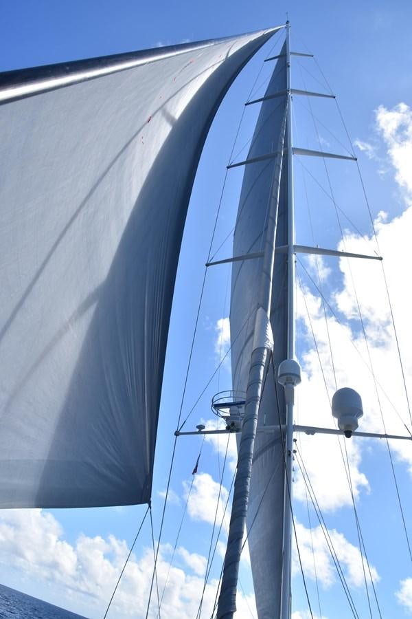 a close-up of a sailboat aboard MY STAR Yacht for Sale