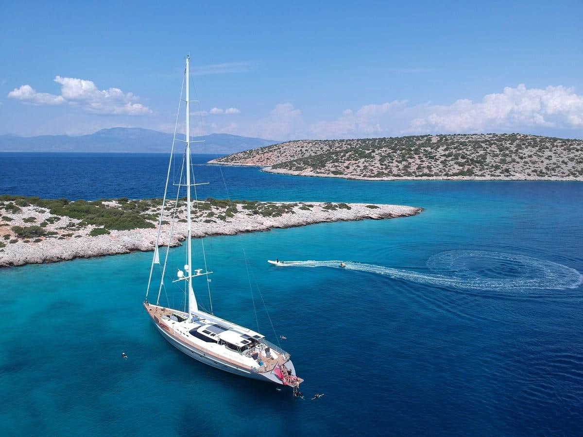 a boat on the water aboard MY STAR Yacht for Sale