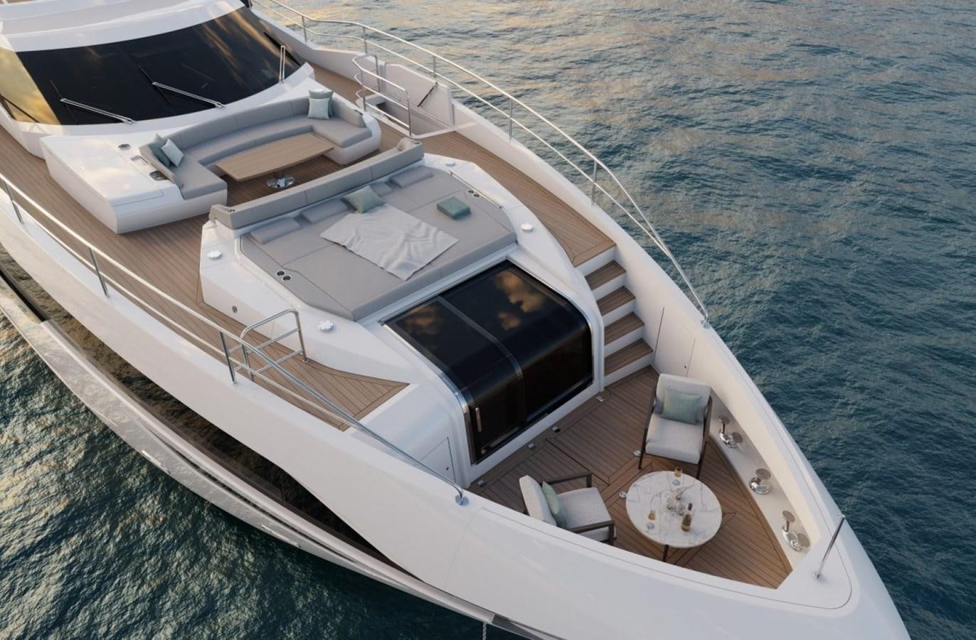a boat on the water aboard SUNSEEKER 100 Yacht for Sale