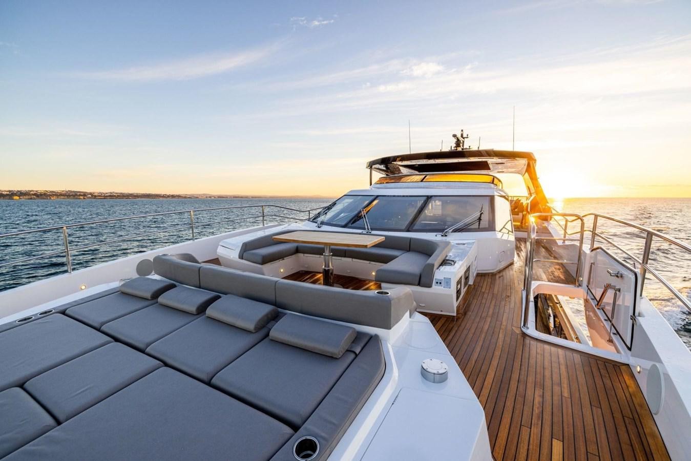 a boat on a boat aboard SUNSEEKER 100 Yacht for Sale