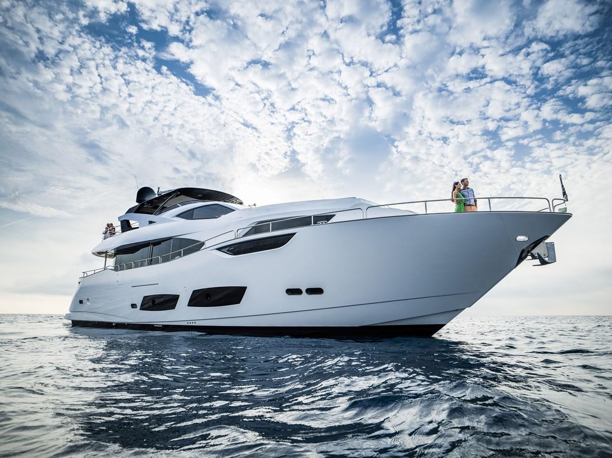 a white yacht on the water aboard 95 YACHT Yacht for Sale