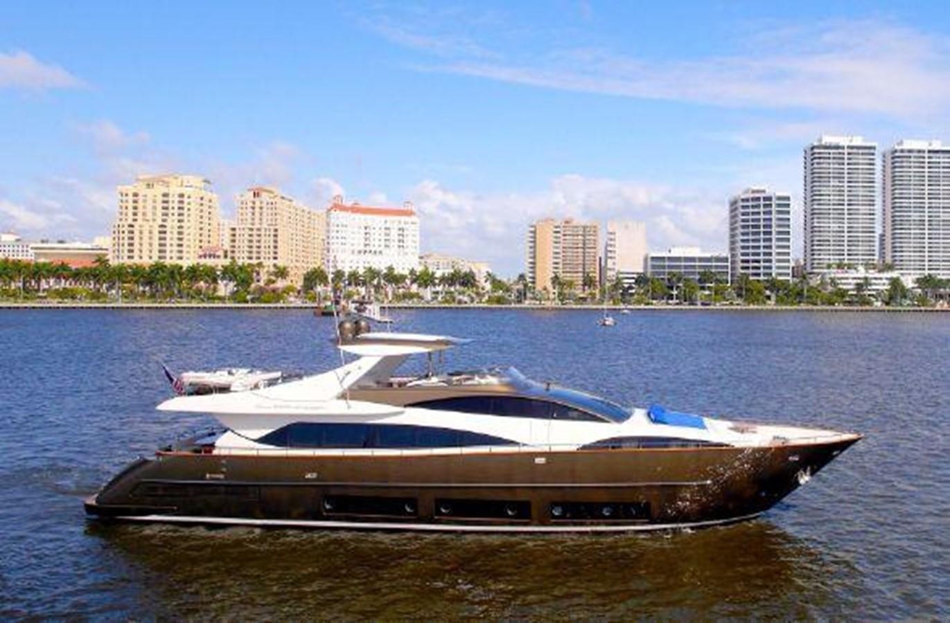a boat on the water aboard PRIVILEGIO Yacht for Sale