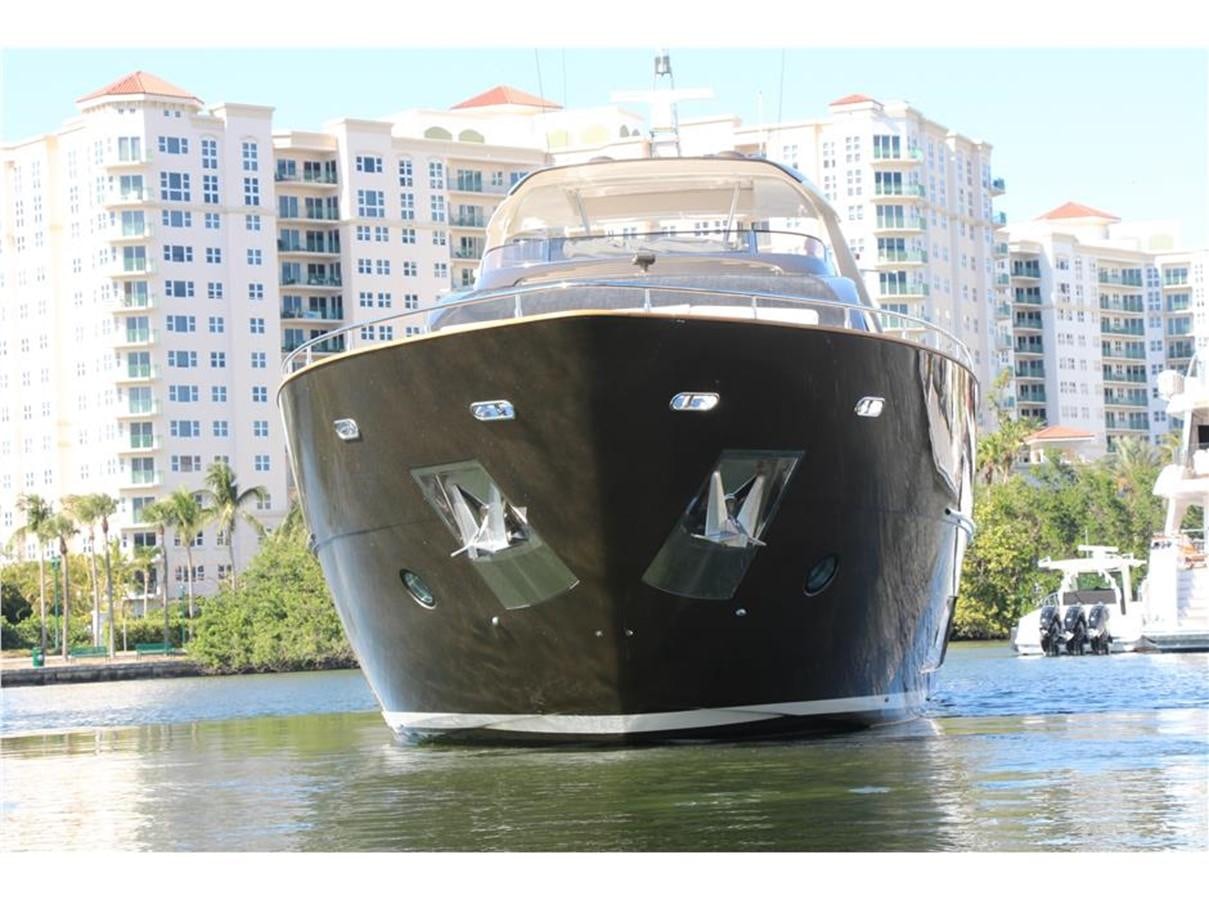 a large ship in the water aboard PRIVILEGIO Yacht for Sale
