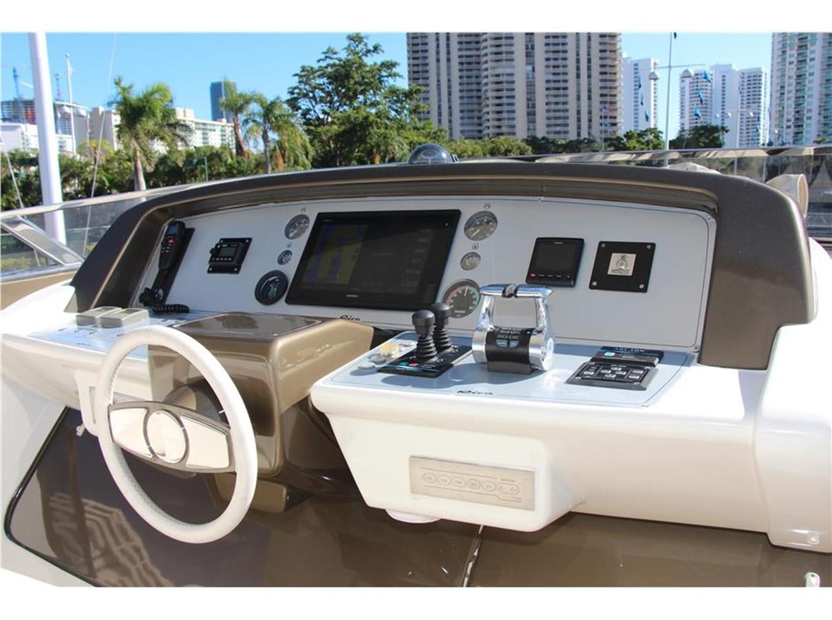 a white printer on a table aboard PRIVILEGIO Yacht for Sale