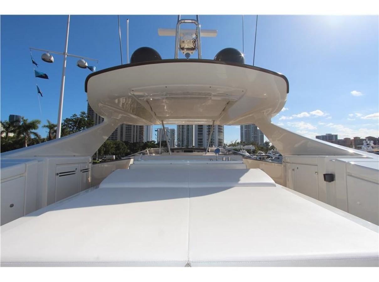 a large white building with a dome aboard PRIVILEGIO Yacht for Sale
