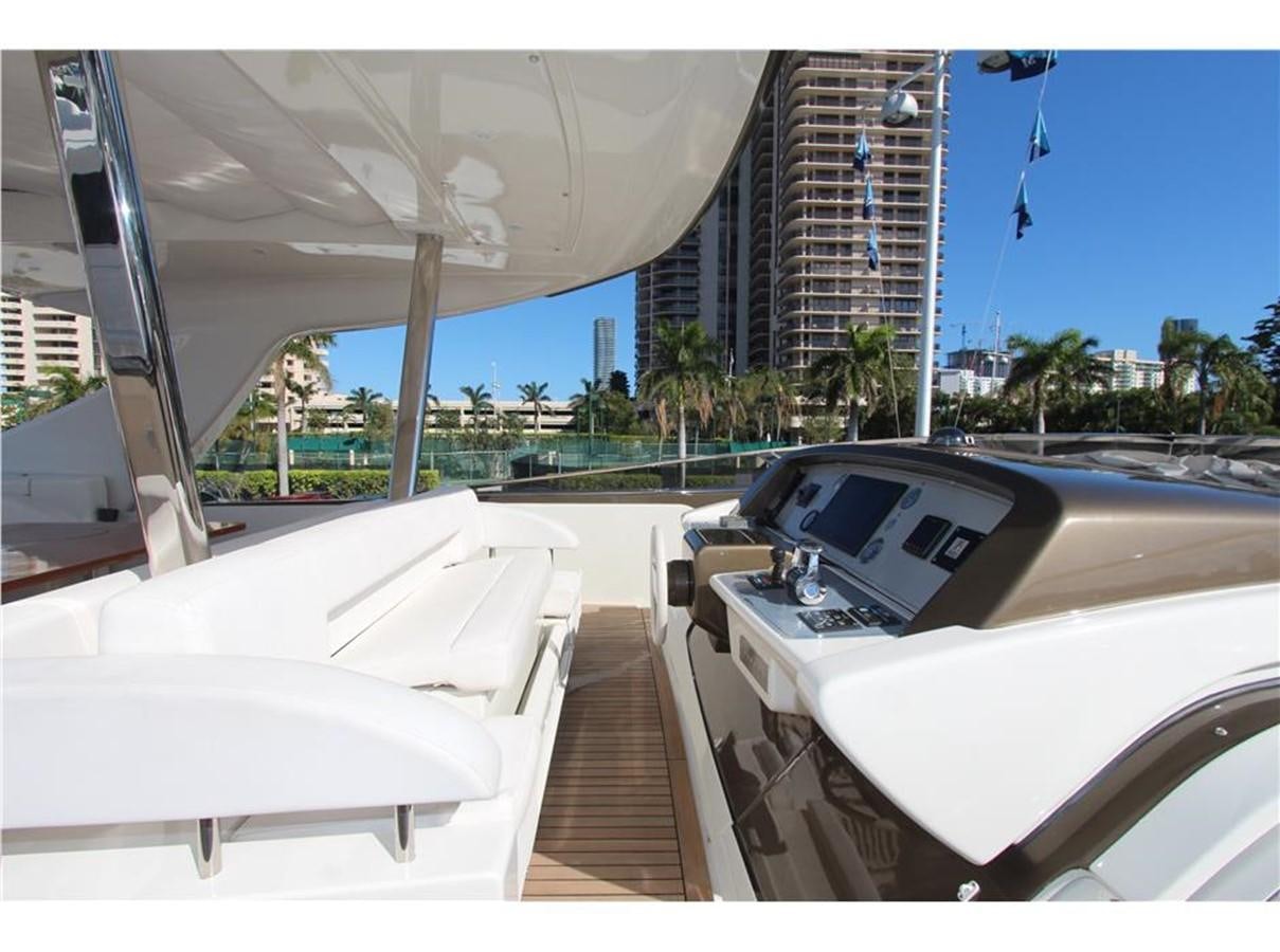 a boat on a dock aboard PRIVILEGIO Yacht for Sale