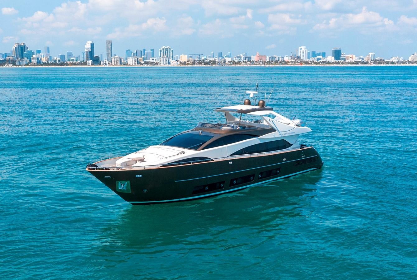 a boat in the water aboard PRIVILEGIO Yacht for Sale