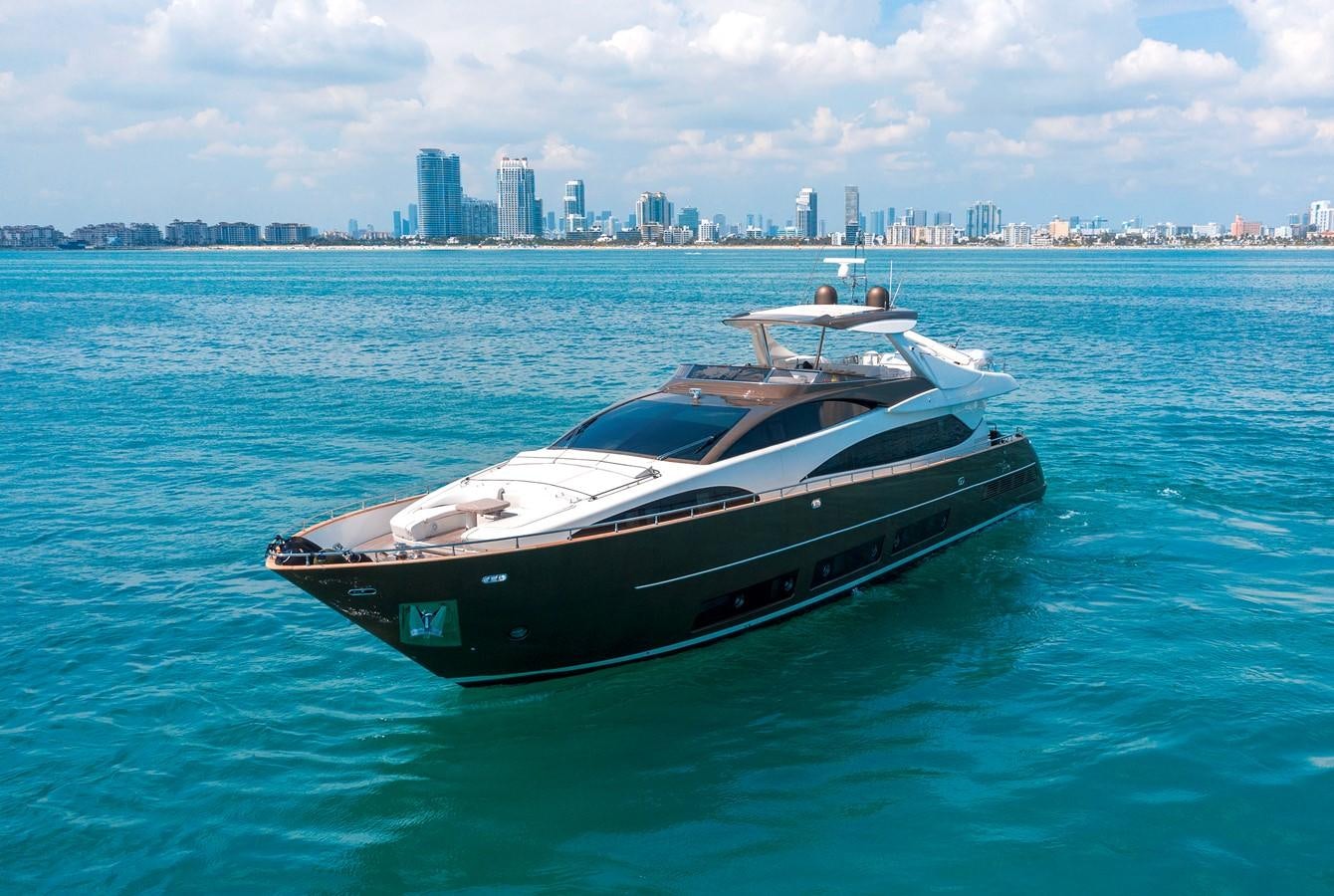 a boat in the water aboard PRIVILEGIO Yacht for Sale