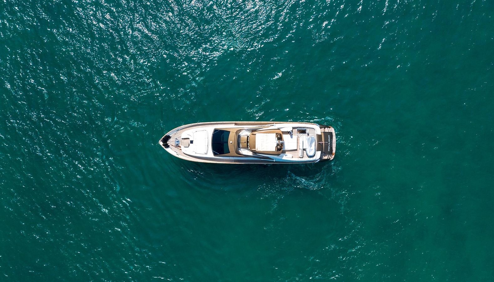 a boat in the water aboard PRIVILEGIO Yacht for Sale