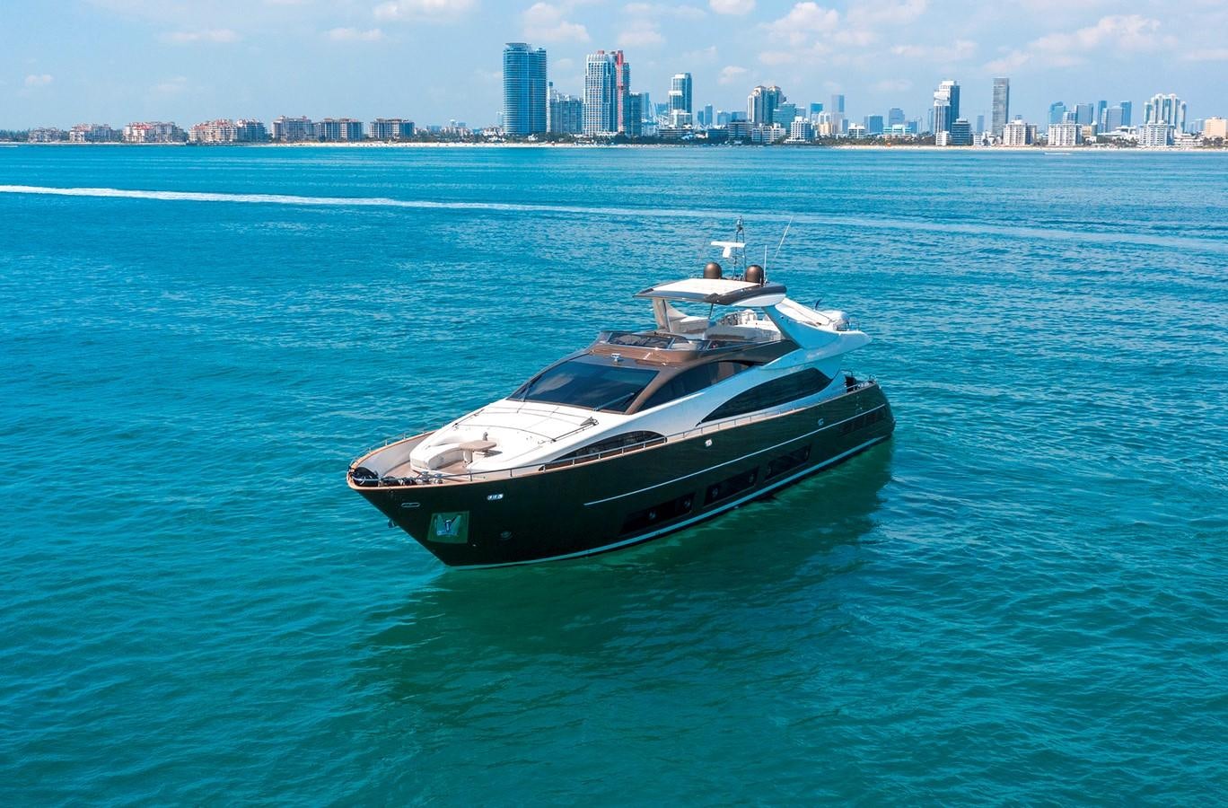 a boat on the water aboard PRIVILEGIO Yacht for Sale