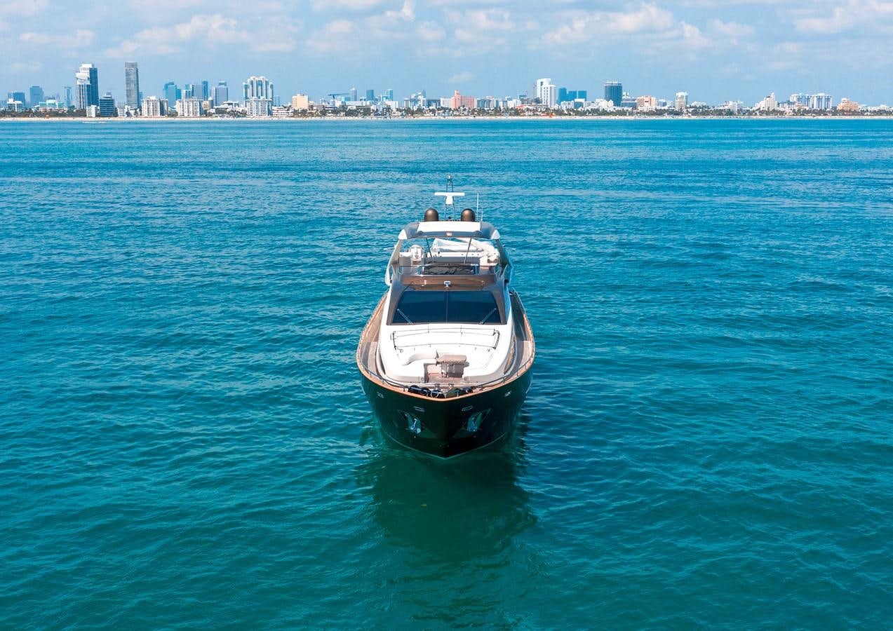 a boat in the water aboard PRIVILEGIO Yacht for Sale