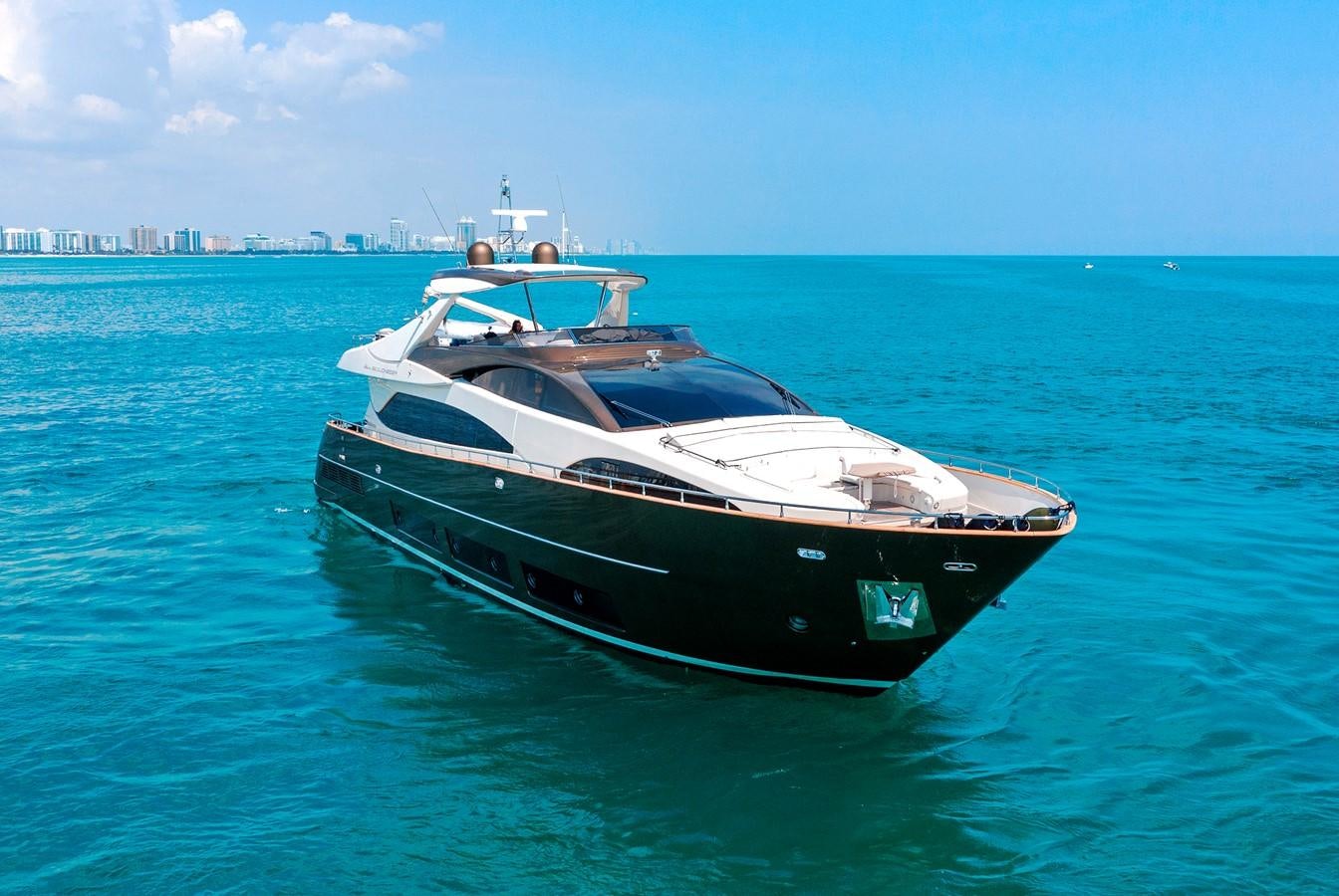 a boat in the water aboard PRIVILEGIO Yacht for Sale