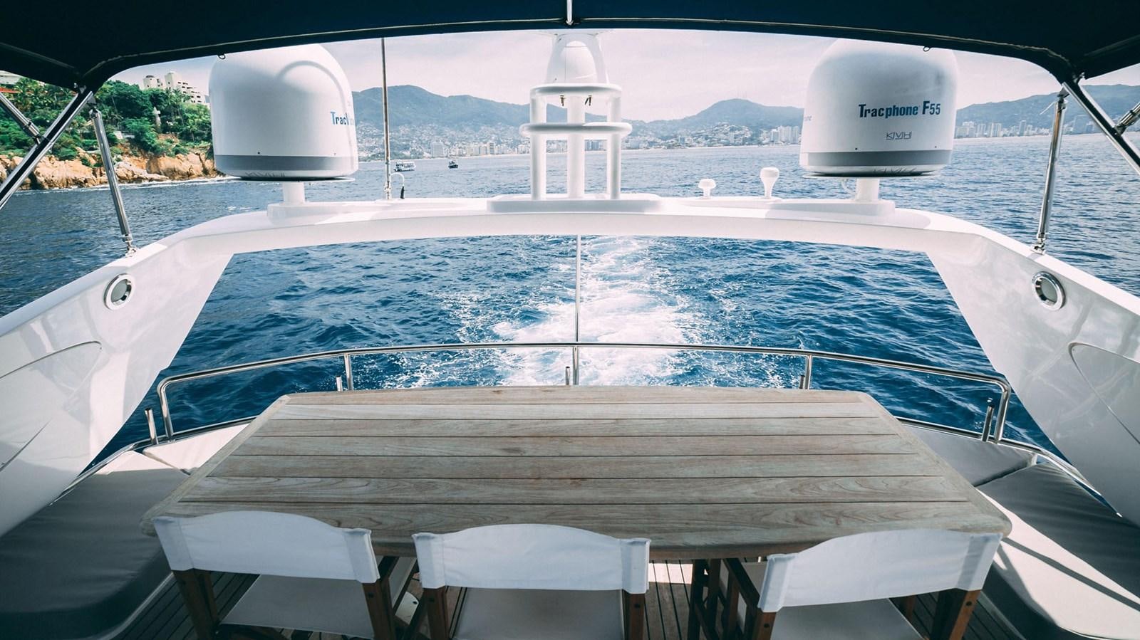 a boat on the water aboard LUCKY BEAR Yacht for Sale