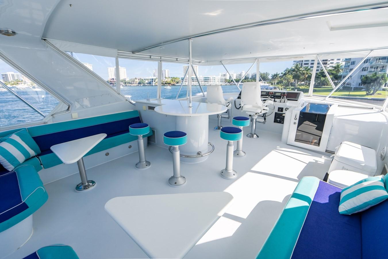 inside of a boat aboard DIAMOND LADY Yacht for Sale