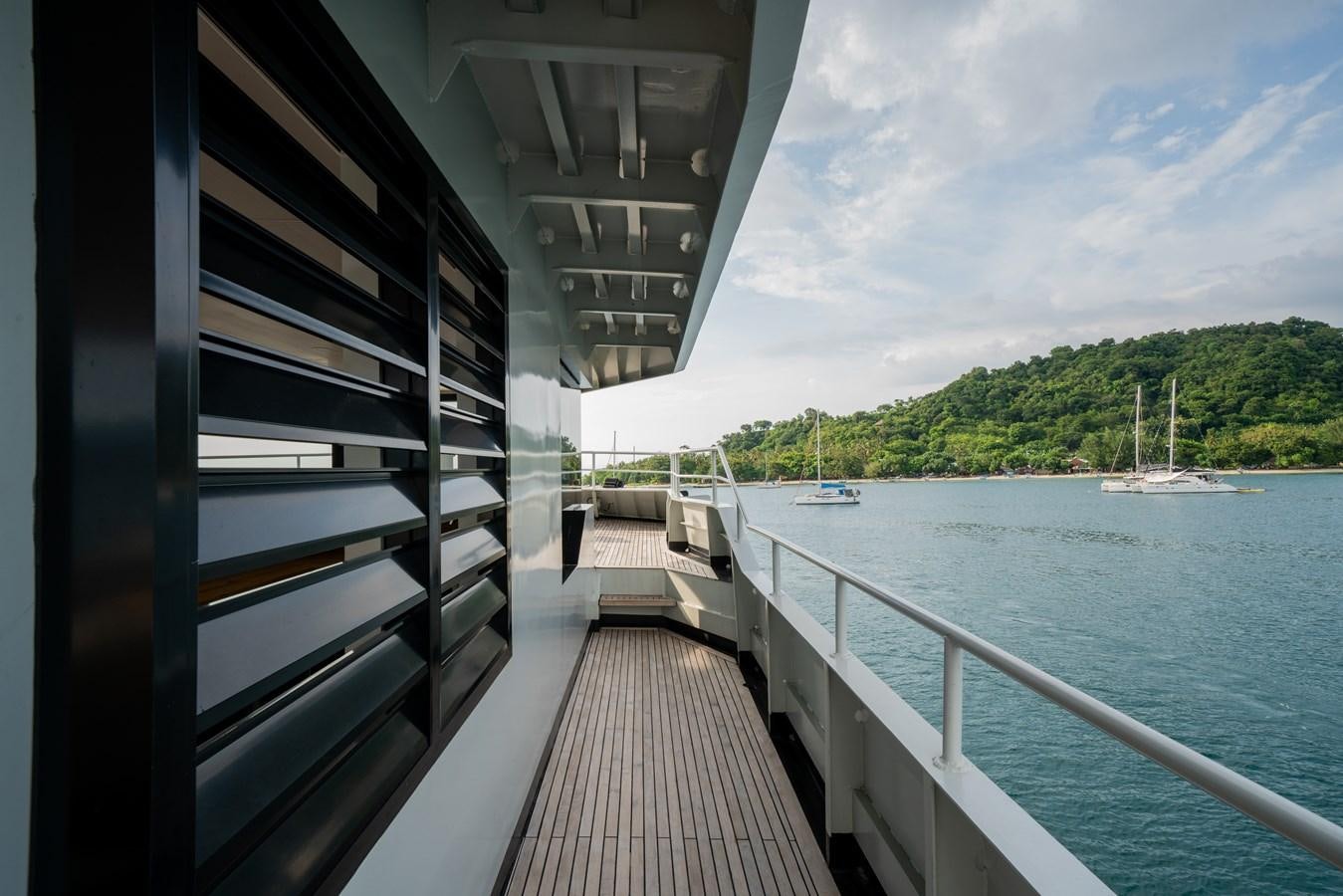 a boat on the water aboard SOUTHERN CROSS Yacht for Charter