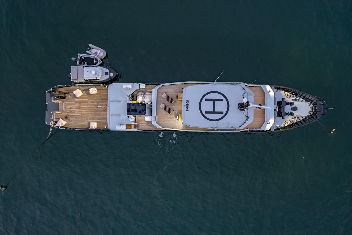 a ship in the water aboard SOUTHERN CROSS Yacht for Charter