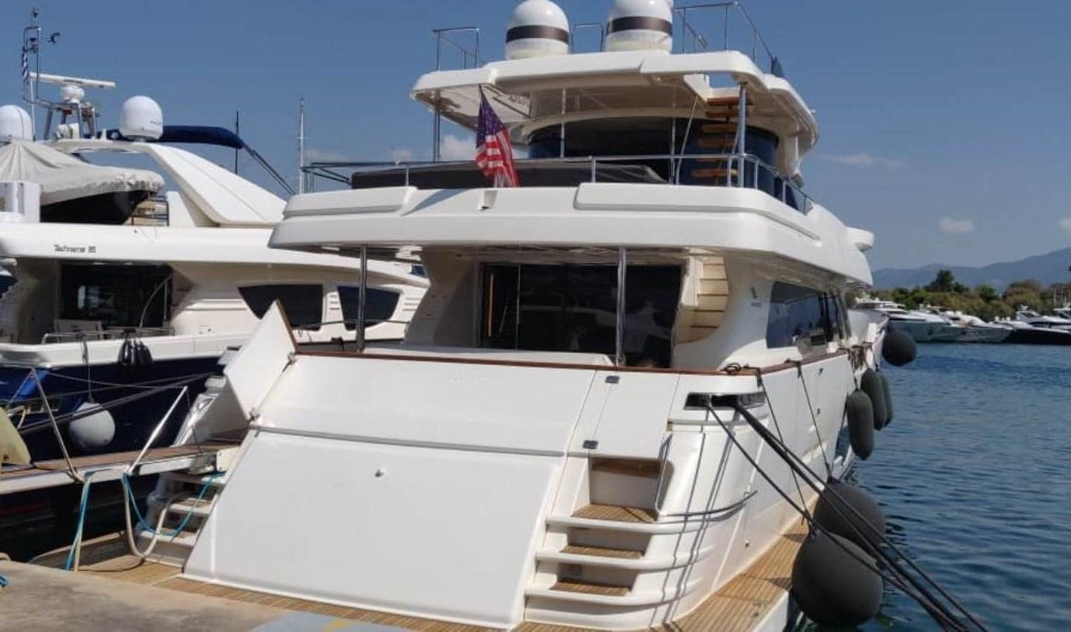 a boat on the water aboard D'VINCI Yacht for Sale