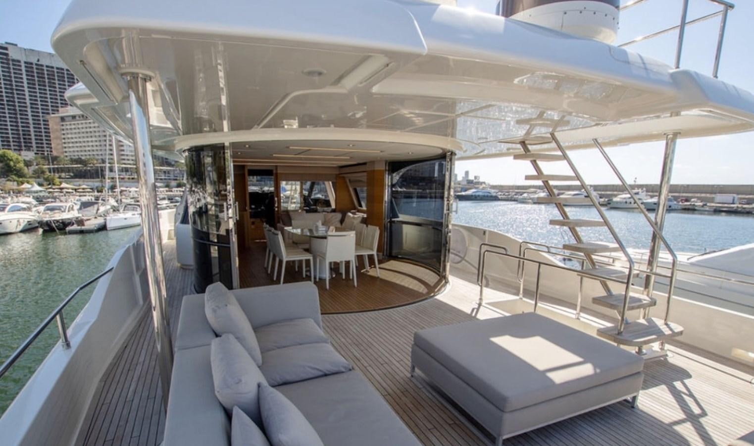 a boat on the water aboard D'VINCI Yacht for Sale