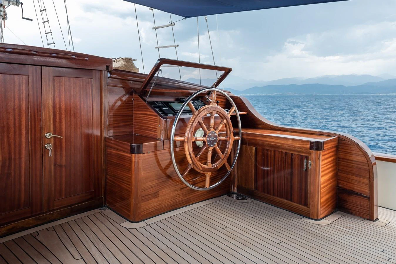 a boat on a body of water aboard CAPTAIN COOK Yacht for Sale