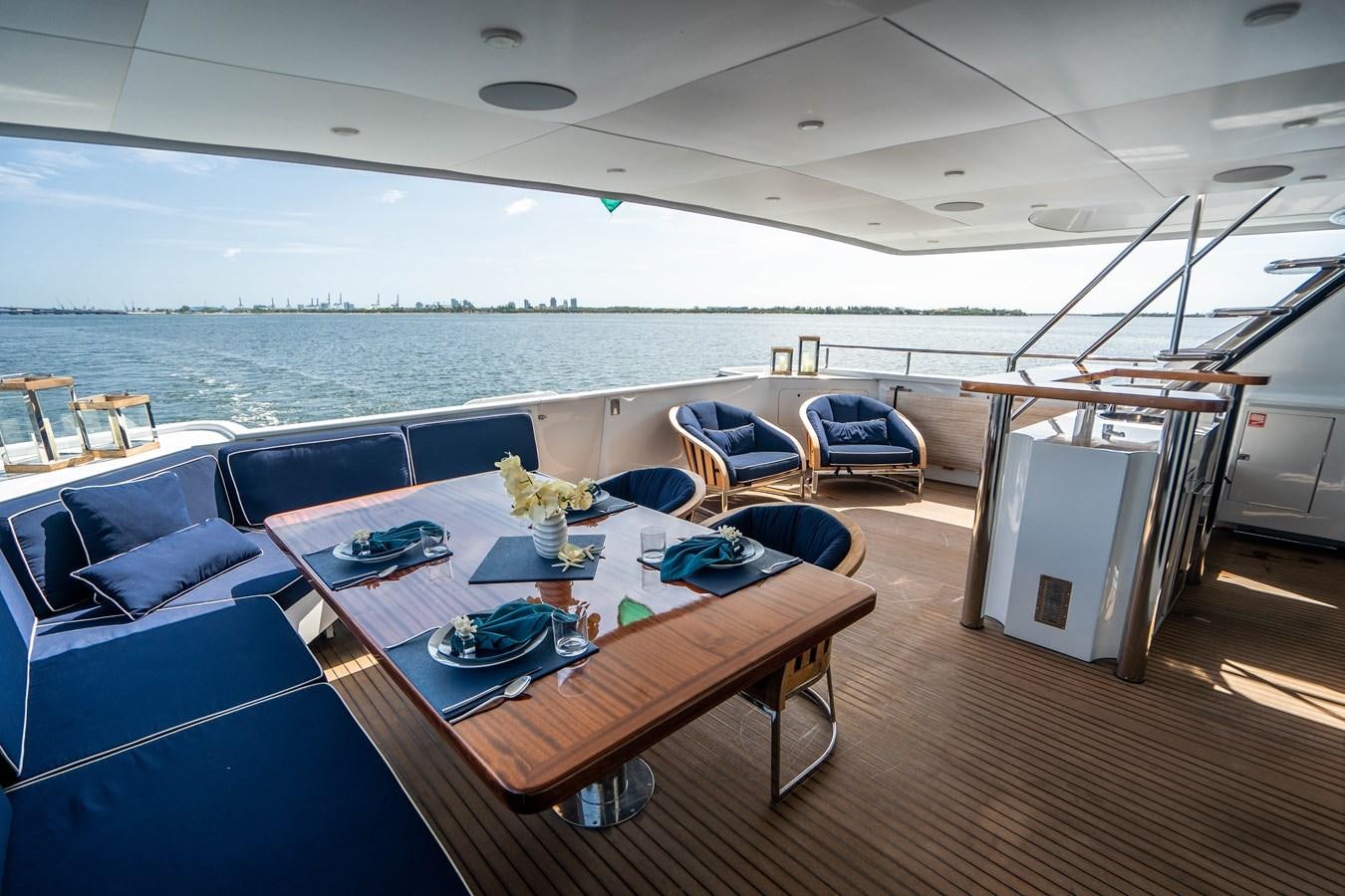 a boat on the water aboard QUANTUM Yacht for Sale