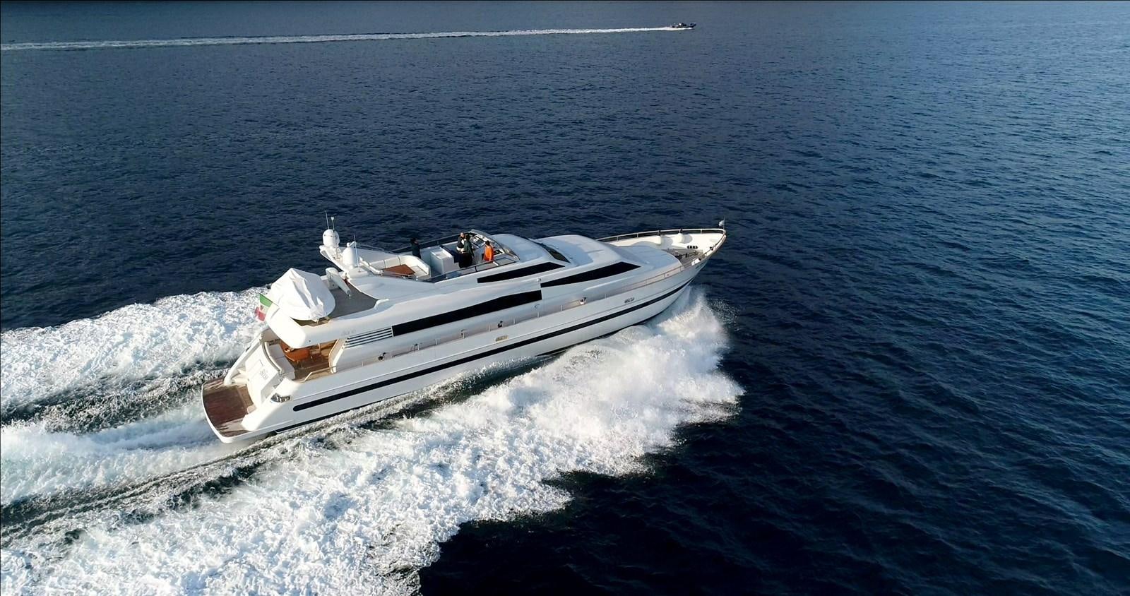 a boat on the water aboard WATANGA Yacht for Sale