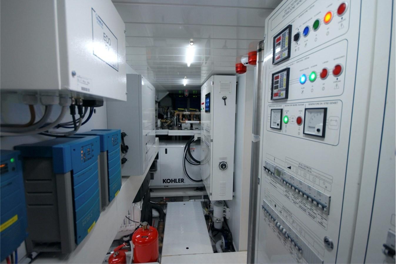 a white machine with buttons aboard SANLORENZO SX76 Yacht for Sale