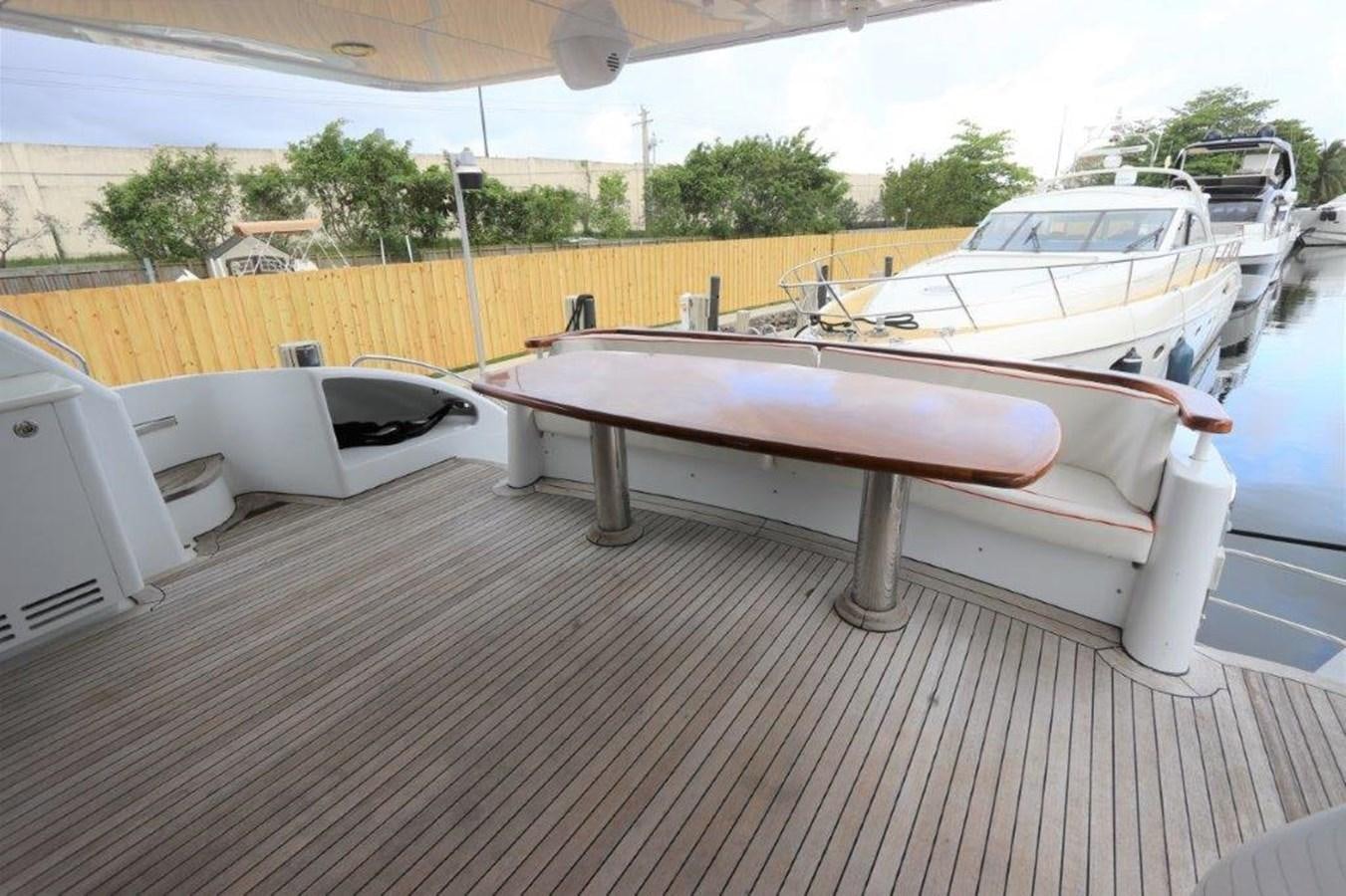 a table on a boat aboard HATGS618A606 Yacht for Sale