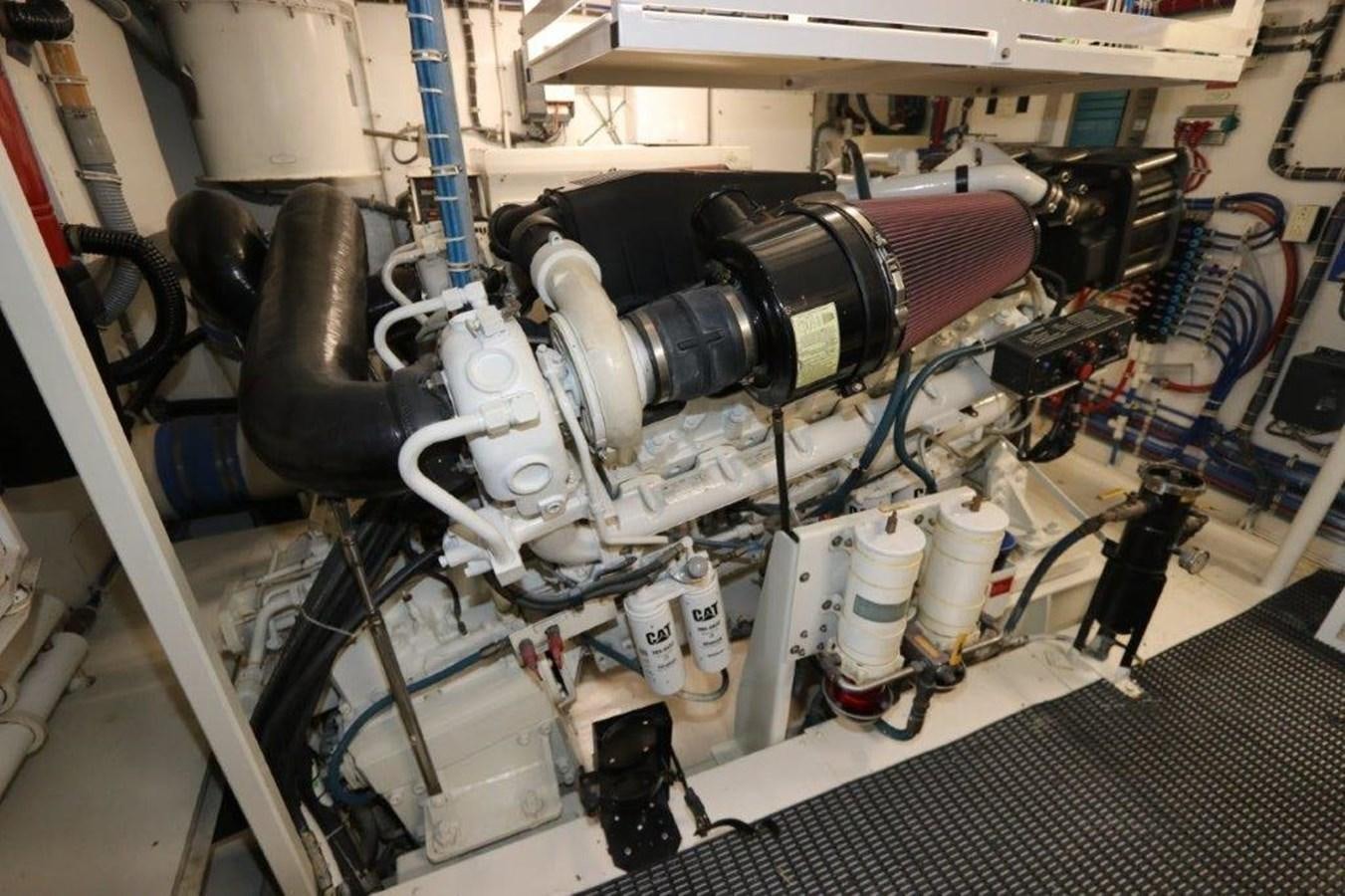 a machine with a large engine aboard HATGS618A606 Yacht for Sale