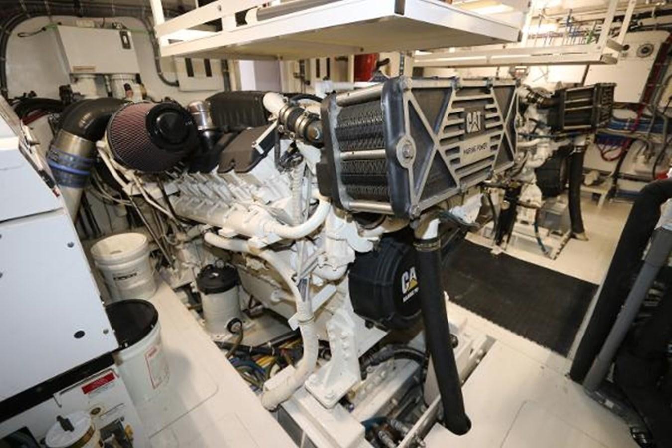 a machine with a large engine aboard HATGS618A606 Yacht for Sale