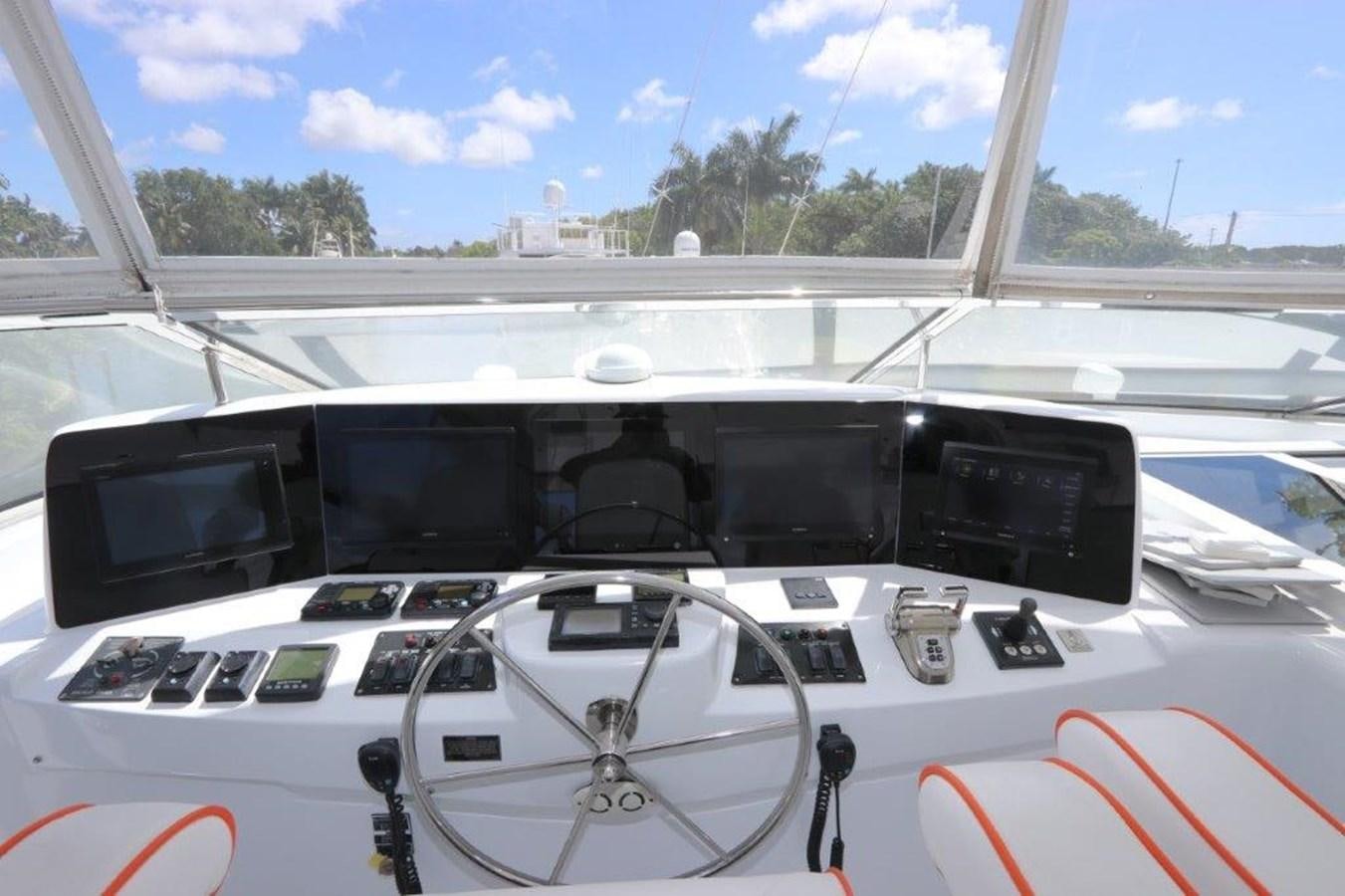 a white car with a black windshield aboard HATGS618A606 Yacht for Sale