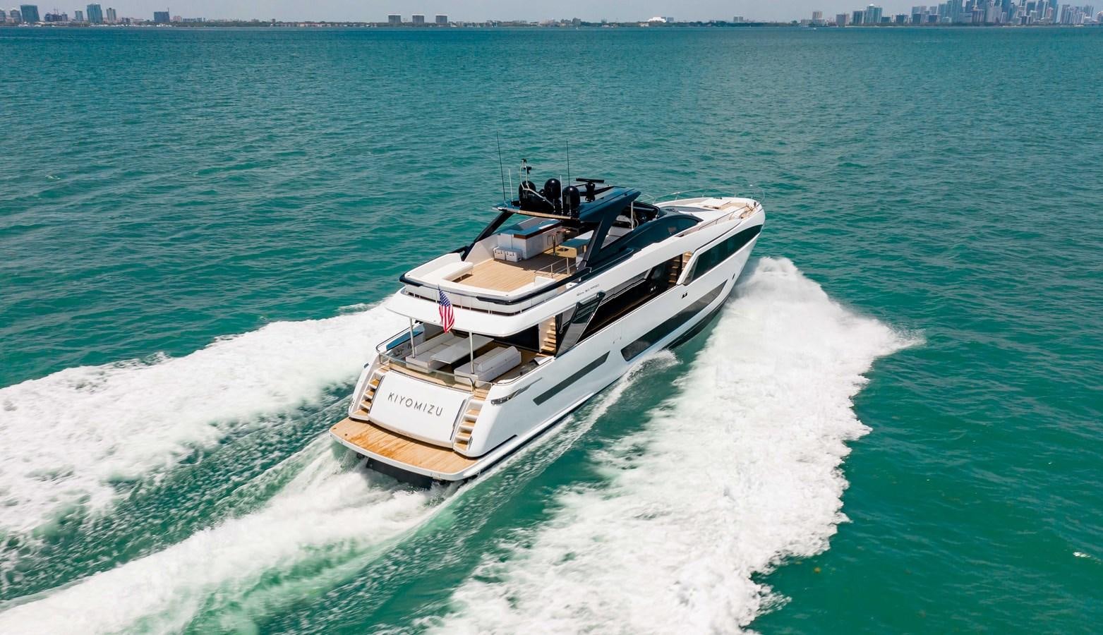 a boat on the water aboard KIYOMIZU Yacht for Sale
