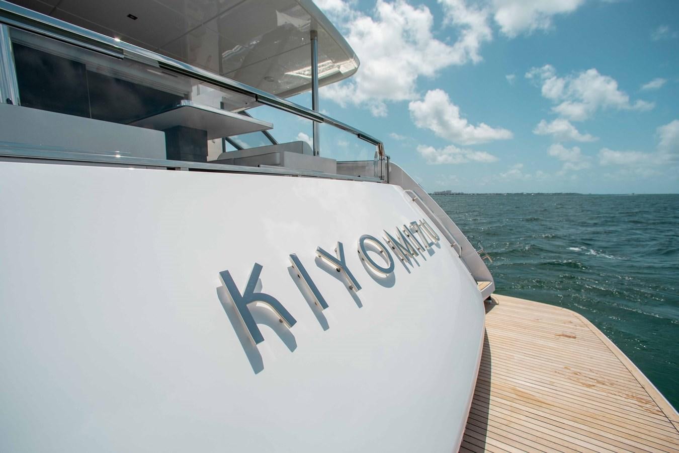 a boat on the water aboard KIYOMIZU Yacht for Sale