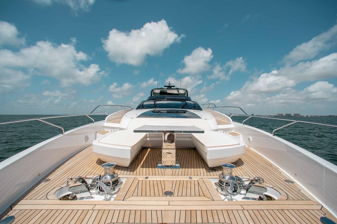 a boat on a deck aboard KIYOMIZU Yacht for Sale