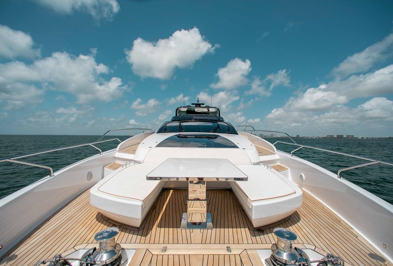 a boat on a deck aboard KIYOMIZU Yacht for Sale