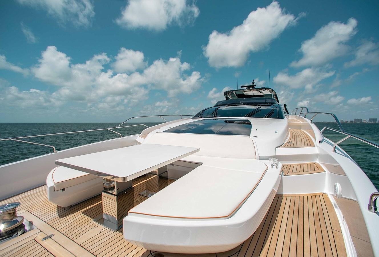 a boat on a deck aboard KIYOMIZU Yacht for Sale