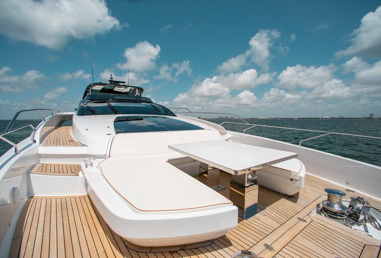 a boat on a deck aboard KIYOMIZU Yacht for Sale