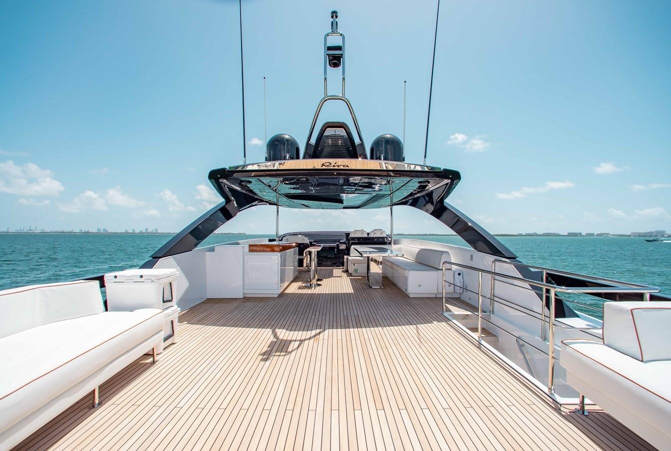 a boat on a deck aboard KIYOMIZU Yacht for Sale